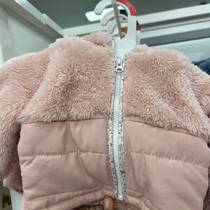 Pink Fuzzy Kids Jacket